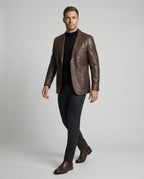 R&B | Herren Leder Blazer