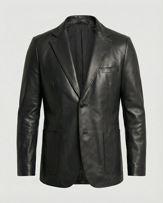 R&B | Herren Leder Blazer