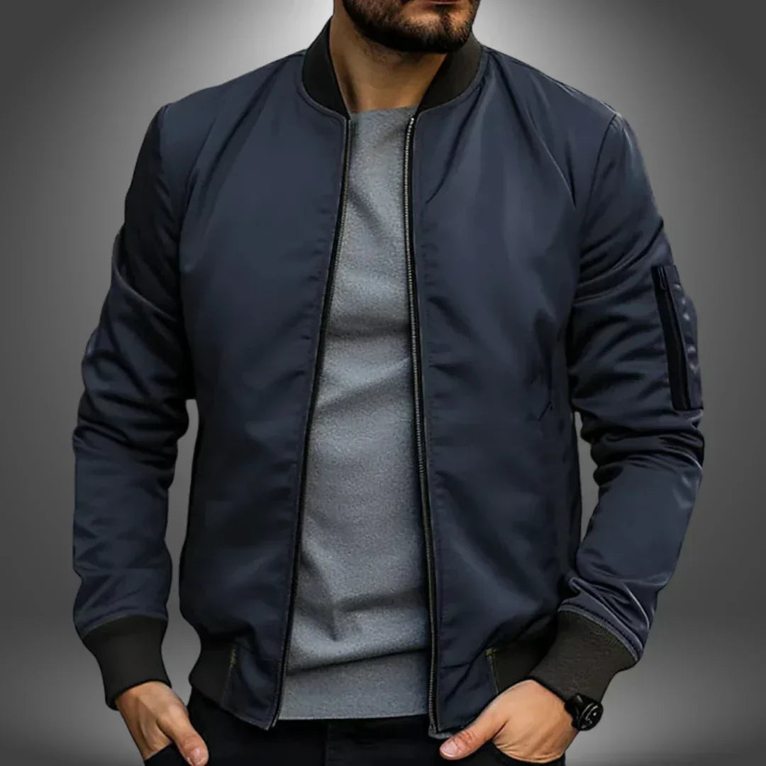 R&B | Herren Leichte Bomberjacke – Lässiger Windbreaker