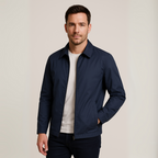 R&B | Herren Leichte Baumwolljacke mit kariertem Futter