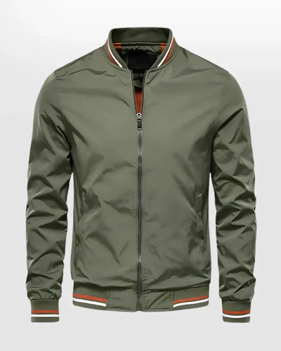 R&B | Herren Leichte Sommer Gestreifte Bomberjacke