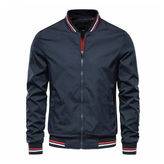 R&B | Herren Leichte Sommer Gestreifte Bomberjacke