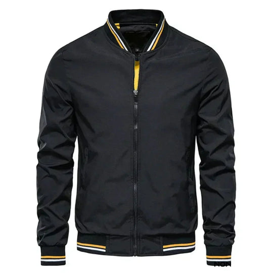 R&B | Herren Leichte Sommer Gestreifte Bomberjacke