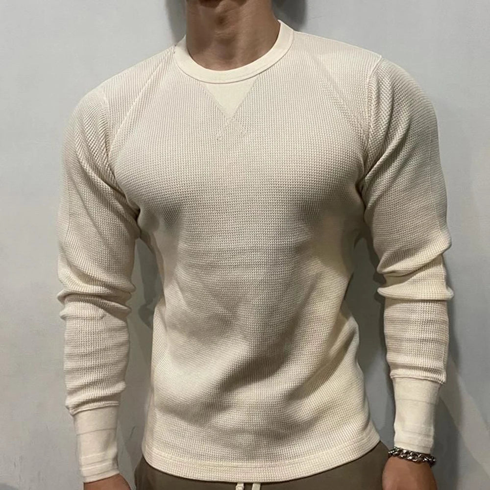 R&B | Herren Muskelpassform Herbstpullover