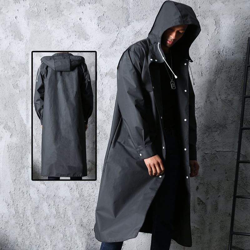 R&B | Herren Regenjacke mit Kapuze
