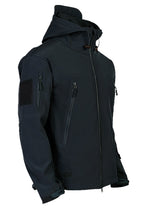 R&B | Herren Softshelljacke mit Kapuze