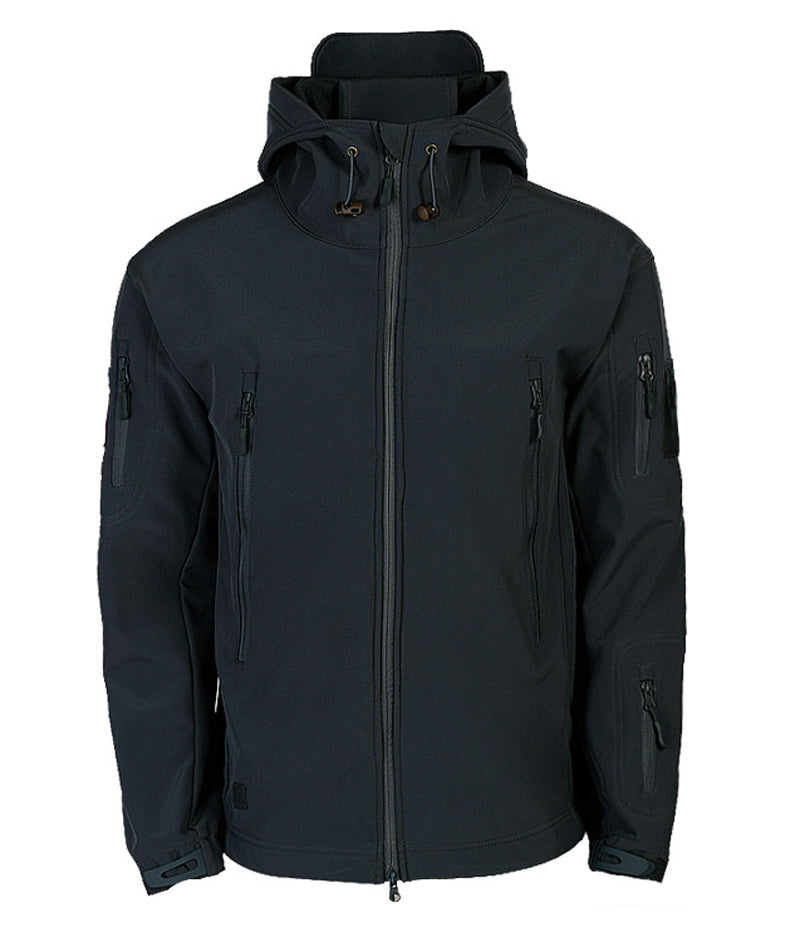 R&B | Herren Softshelljacke mit Kapuze
