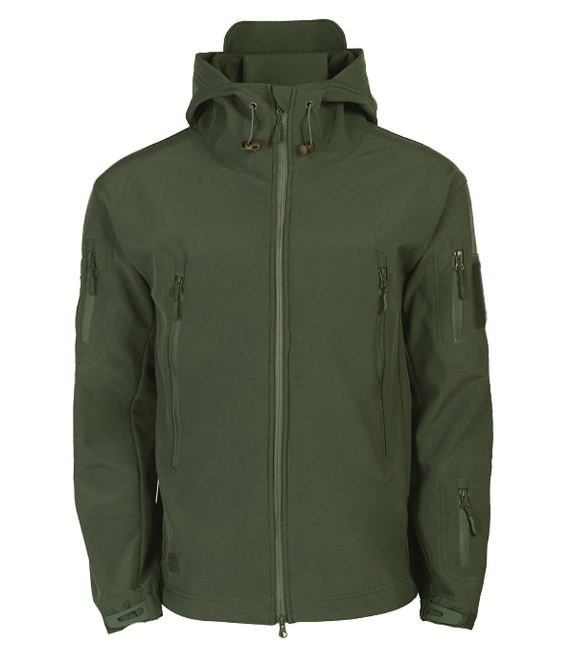 R&B | Herren Softshelljacke mit Kapuze
