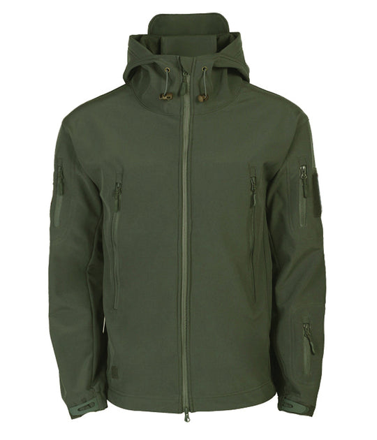 R&B | Herren Softshelljacke mit Kapuze
