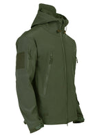 R&B | Herren Softshelljacke mit Kapuze