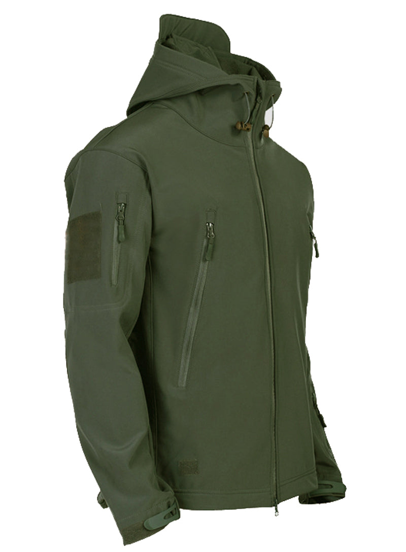 R&B | Herren Softshelljacke mit Kapuze