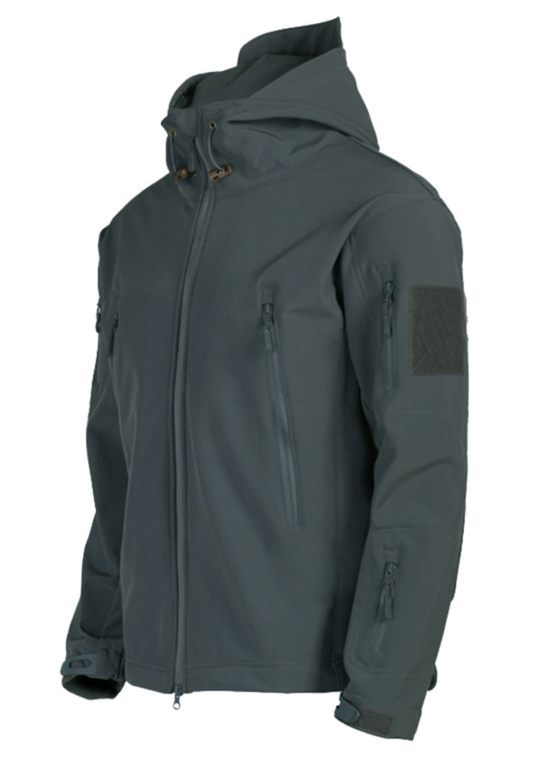 R&B | Herren Softshelljacke mit Kapuze