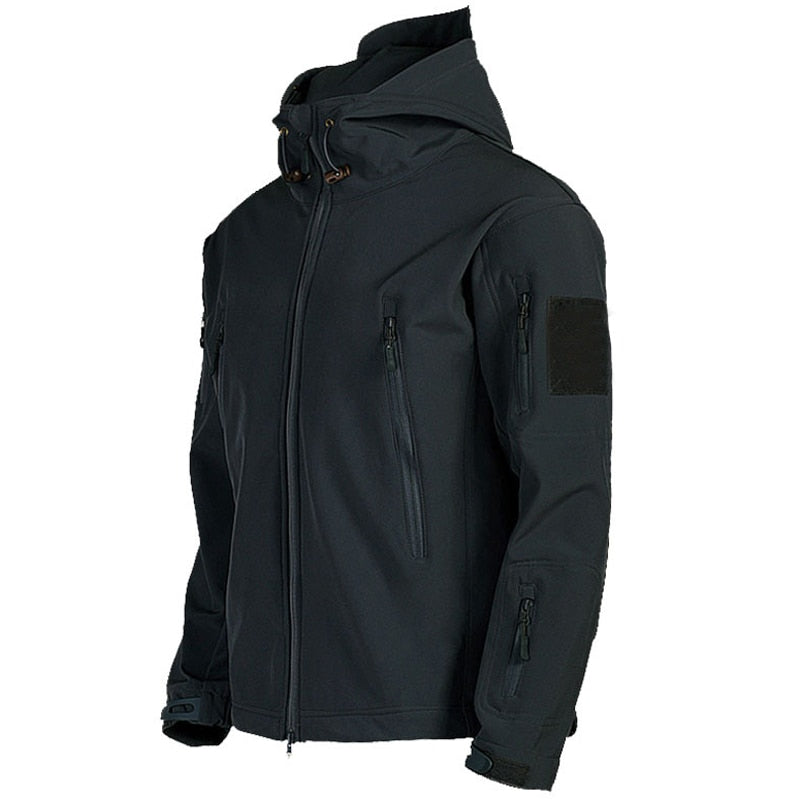 R&B | Herren Softshelljacke mit Kapuze