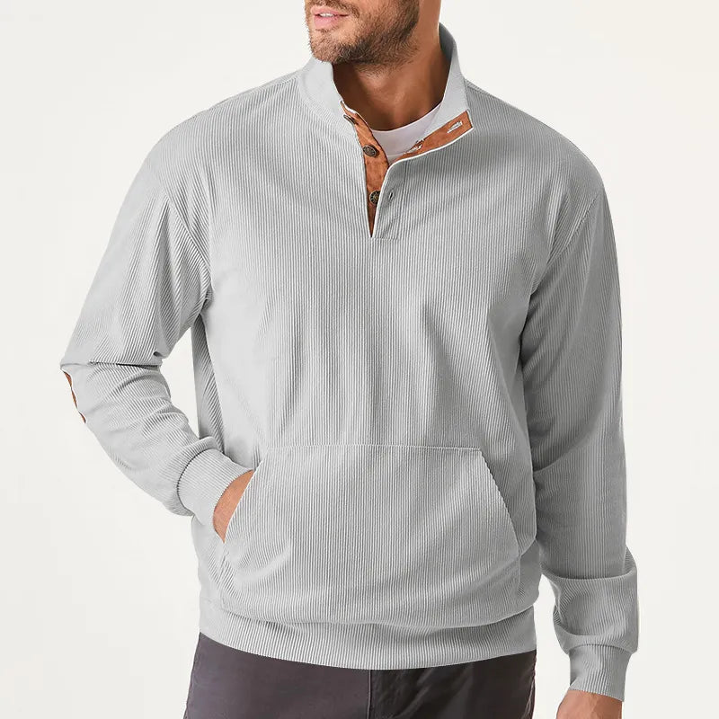 R&B | Herrenpullover mit Stehkragen
