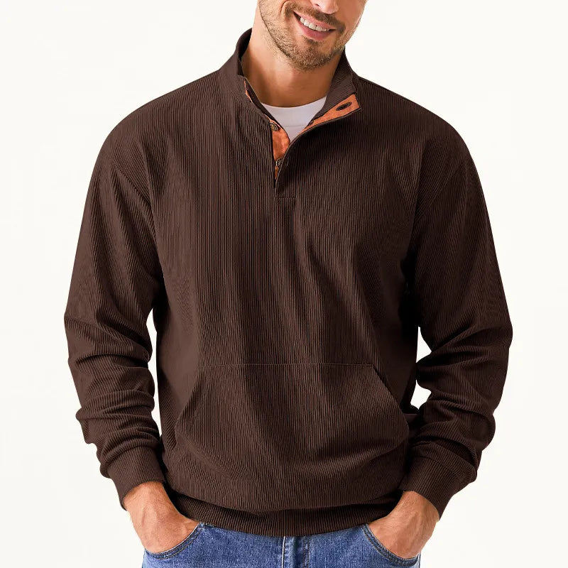 R&B | Herrenpullover mit Stehkragen