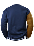 R&B | Herren Sweatshirt mit gesticktem Cartoon-Bär