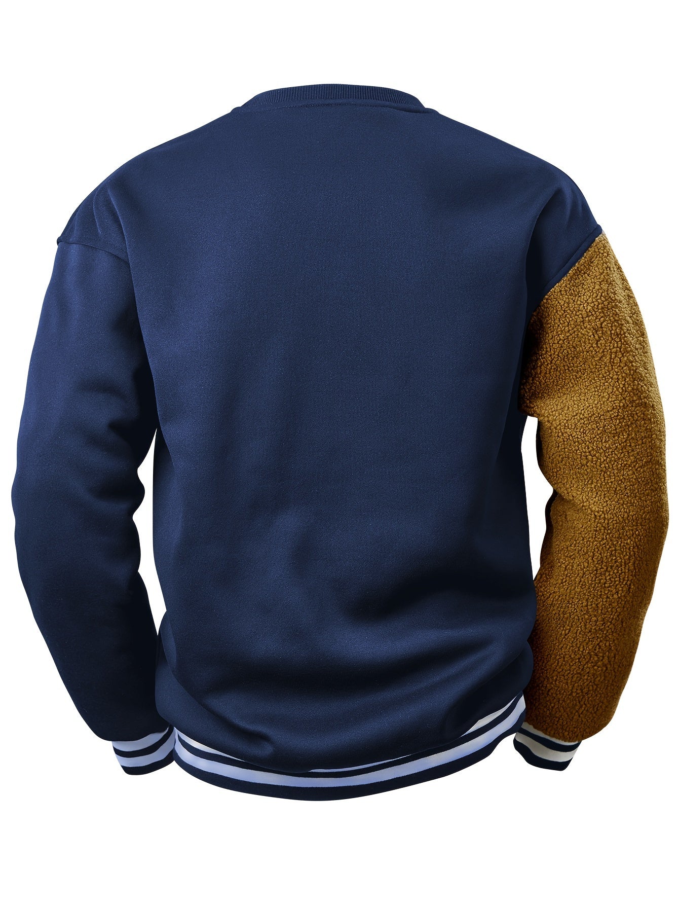 R&B | Herren Sweatshirt mit gesticktem Cartoon-Bär