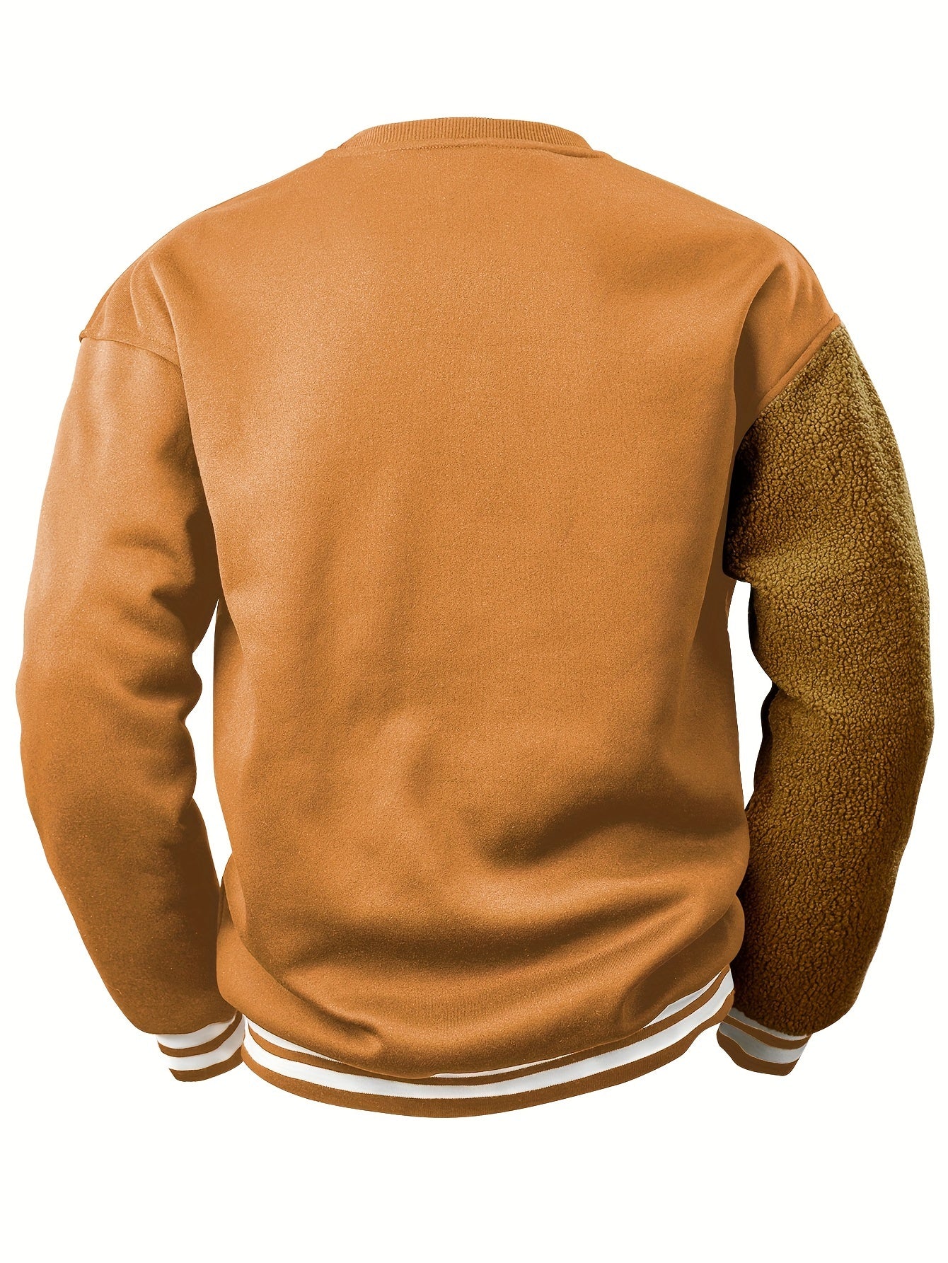 R&B | Herren Sweatshirt mit gesticktem Cartoon-Bär