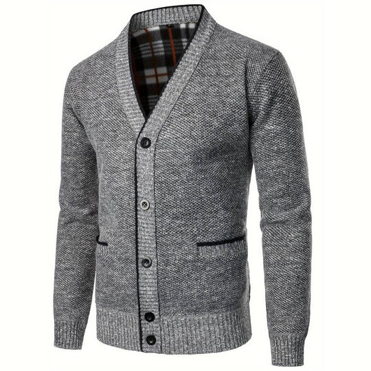 R&B | Herren V-Ausschnitt Cardigan