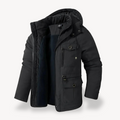 R&B | Herren wasserdichter Winterparka mit fellgefütterter Kapuze
