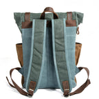R&B | Canvas Rolltop Rucksack Lundastyle Nachhaltig und Stilvoll für Abenteurer