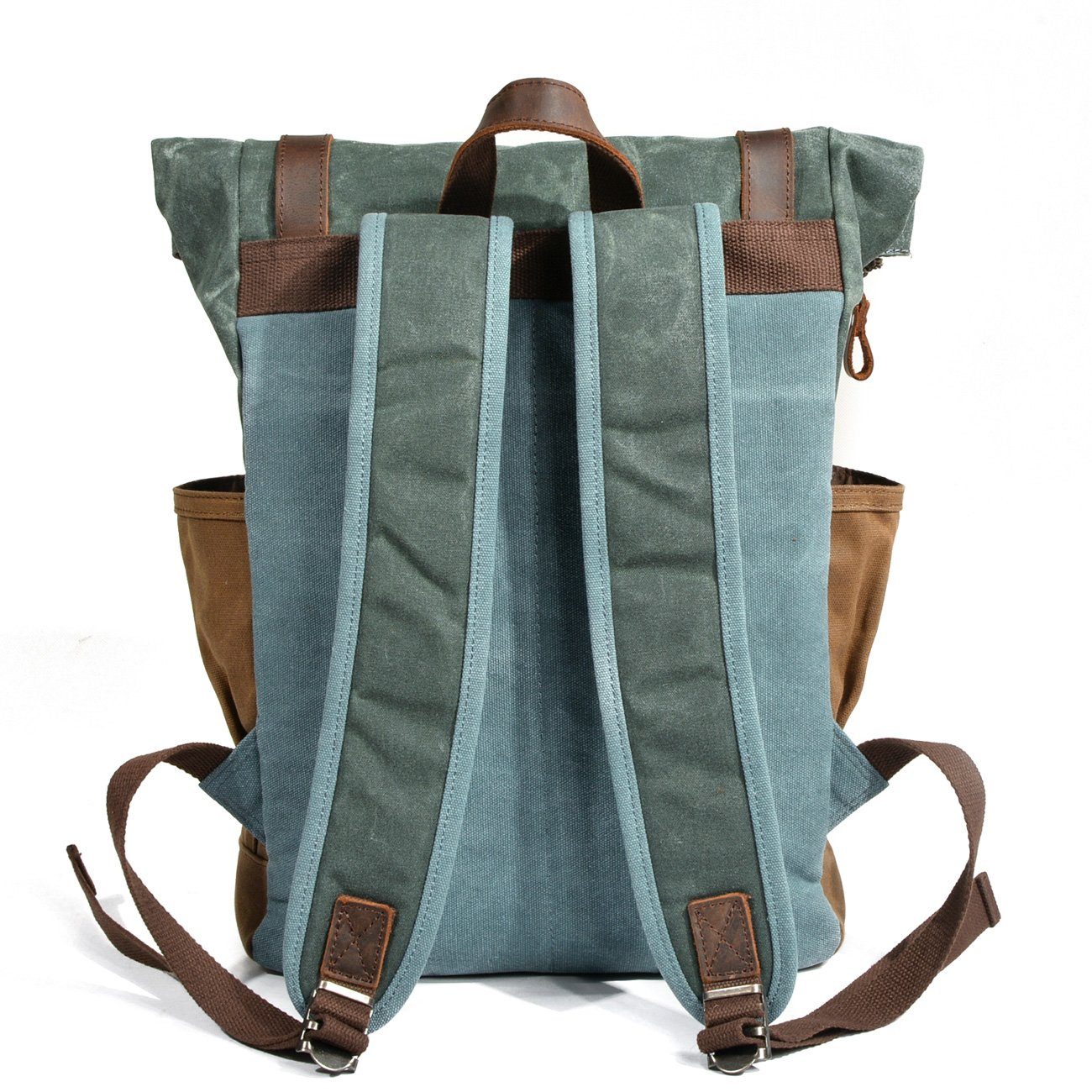 R&B | Canvas Rolltop Rucksack Lundastyle Nachhaltig und Stilvoll für Abenteurer
