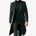 R&B | Herren Wollmantel - Eleganter & Warmer Langer Mantel