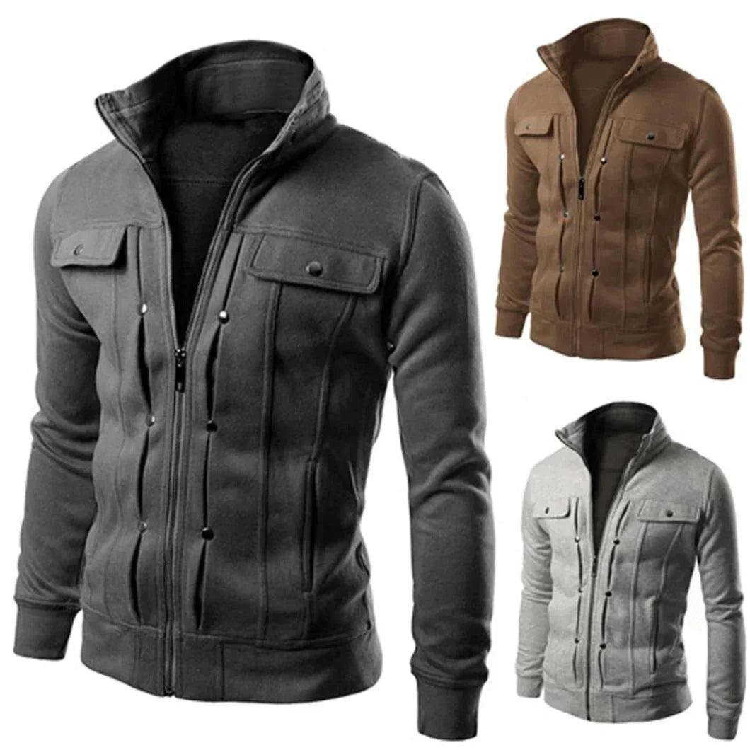 R&B | Herren Steppjacke mit Stehkragen