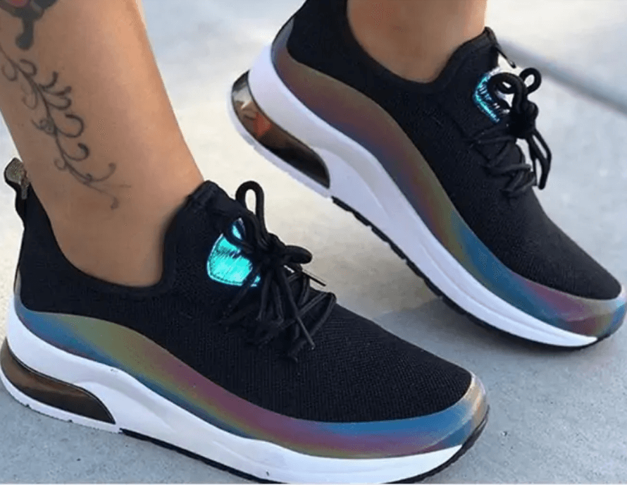 Atmungsaktive Mesh Damen Sneaker R&B