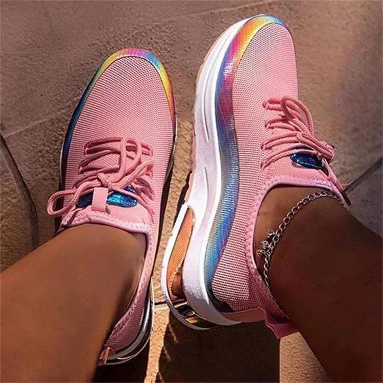Atmungsaktive Mesh Damen Sneaker R&B