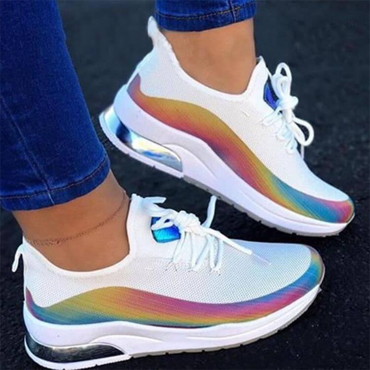 Atmungsaktive Mesh Damen Sneaker R&B