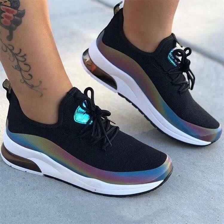 Atmungsaktive Mesh Damen Sneaker R&B