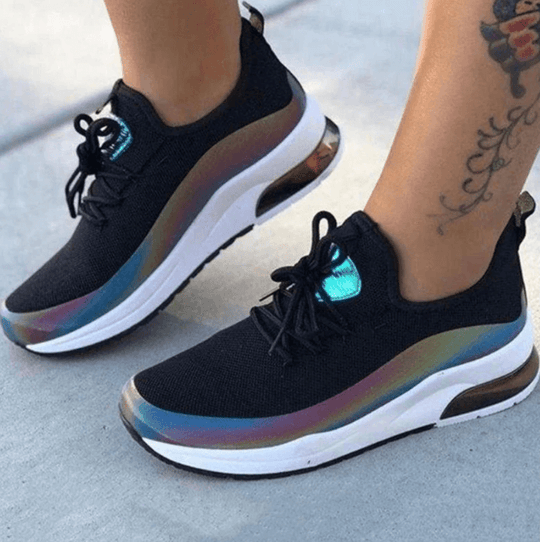 Atmungsaktive Mesh Damen Sneaker R&B