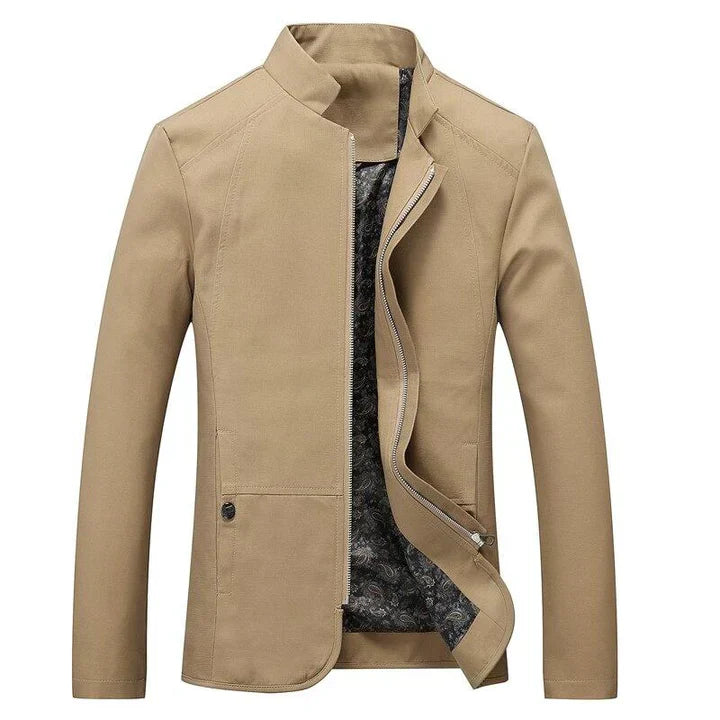 R&B | Herren Slim-Fit Leichtgewicht Zip-Up Jacke
