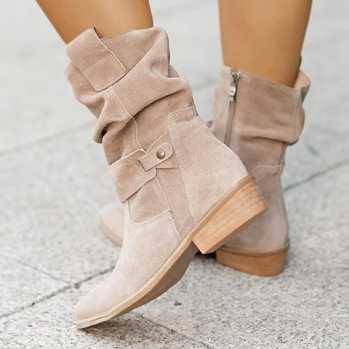 R&B | Knielange Winterstiefel mit Absatz