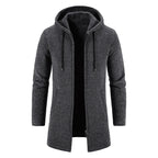 R&B | Mittellanger Wollhoodie für Männer
