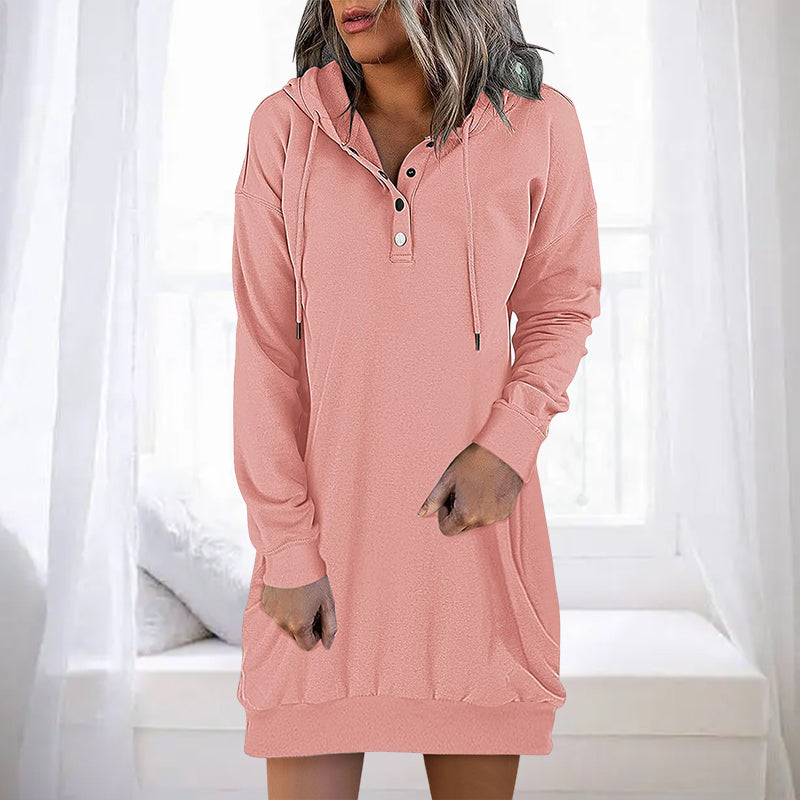 R&B | Minimalistischer Langer Damen-Hoodie