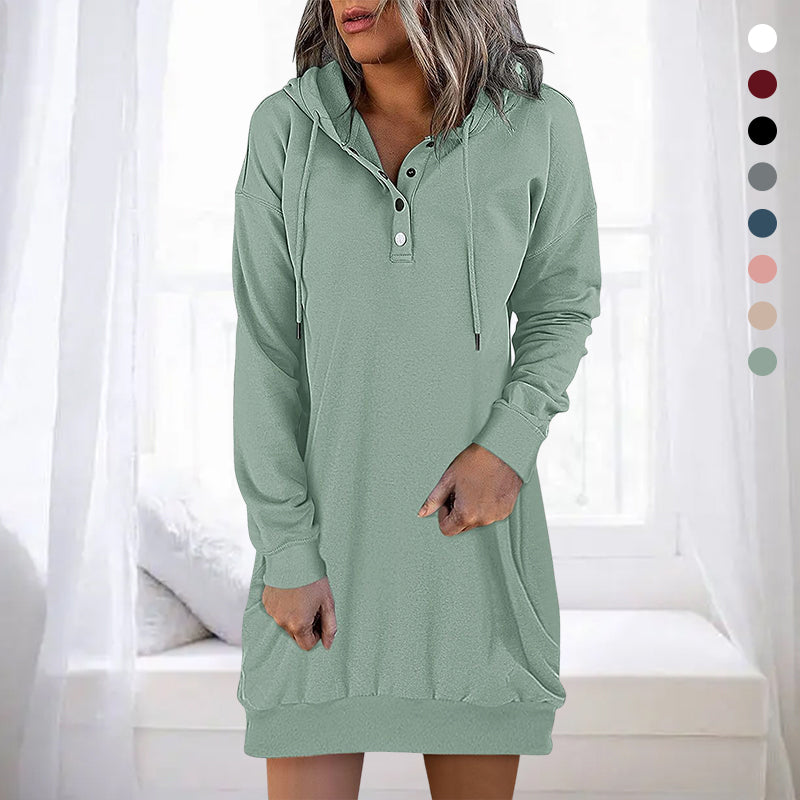 R&B | Minimalistischer Langer Damen-Hoodie