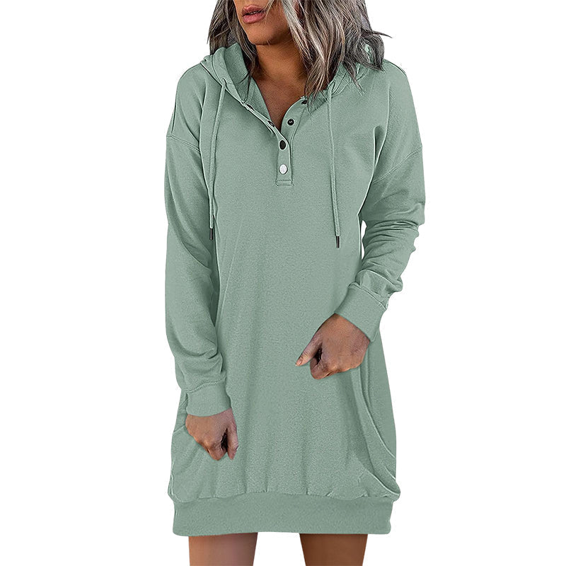 R&B | Minimalistischer Langer Damen-Hoodie