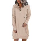 R&B | Minimalistischer Langer Damen-Hoodie