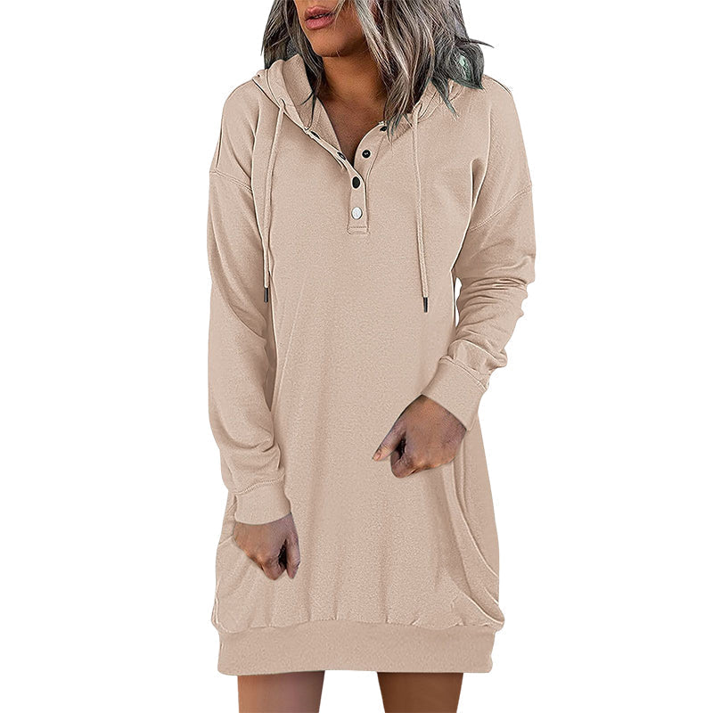 R&B | Minimalistischer Langer Damen-Hoodie