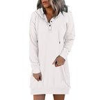 R&B | Minimalistischer Langer Damen-Hoodie