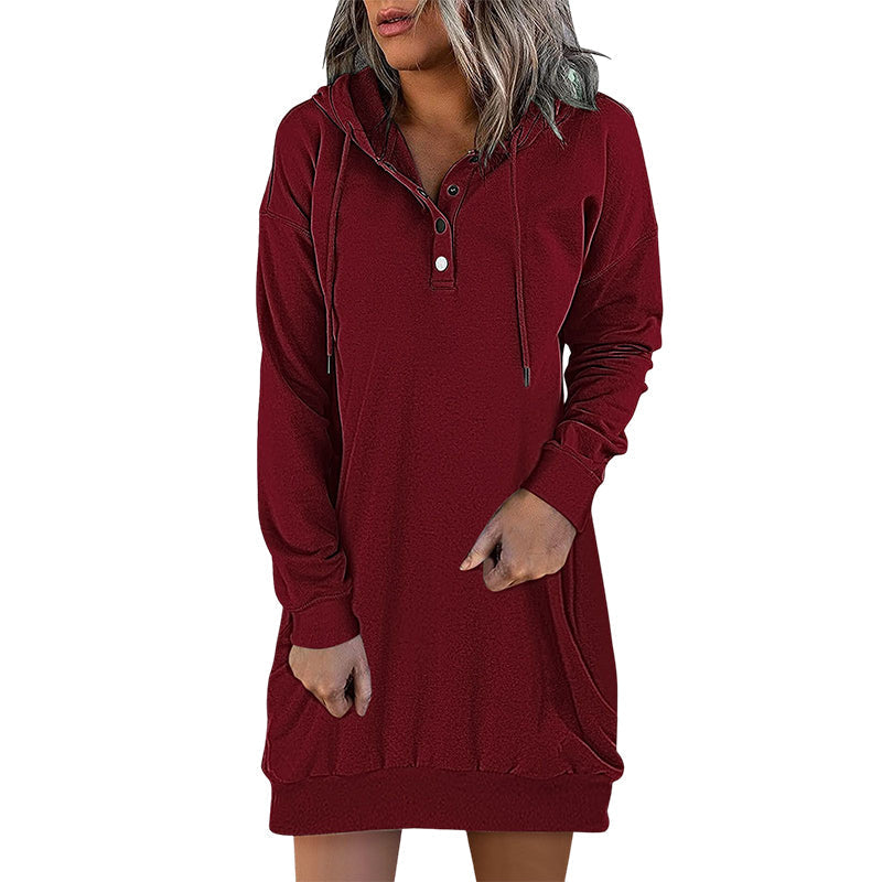 R&B | Minimalistischer Langer Damen-Hoodie