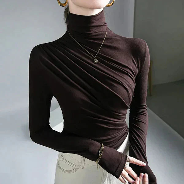 R&B | Falten Rollkragenpullover