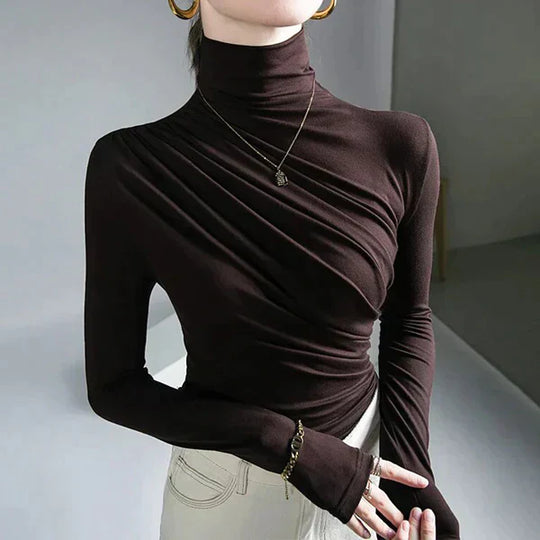 R&B | Falten Rollkragenpullover