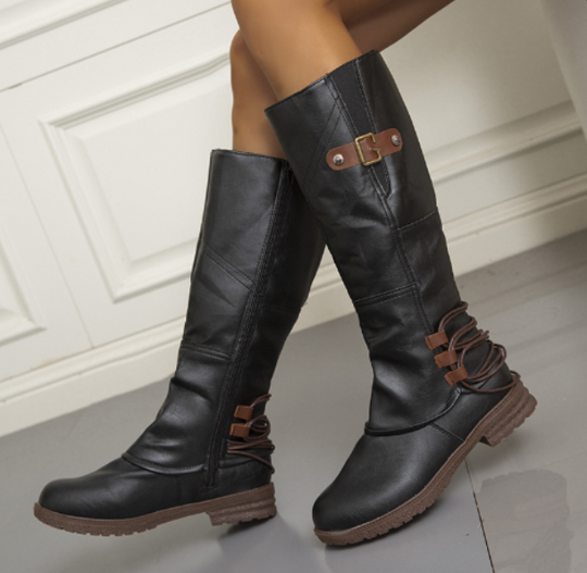 R&B | kniehohe Lederstiefel