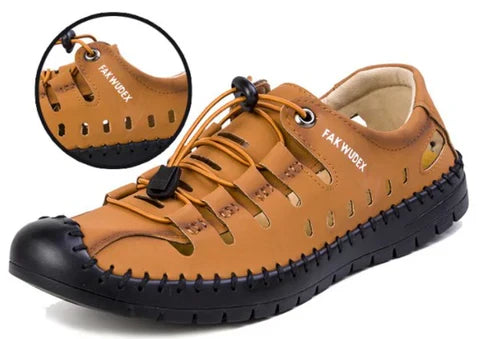 Outdoor Aviator Sandalen aus Leder mit gewickelter Zehe R&B R&B