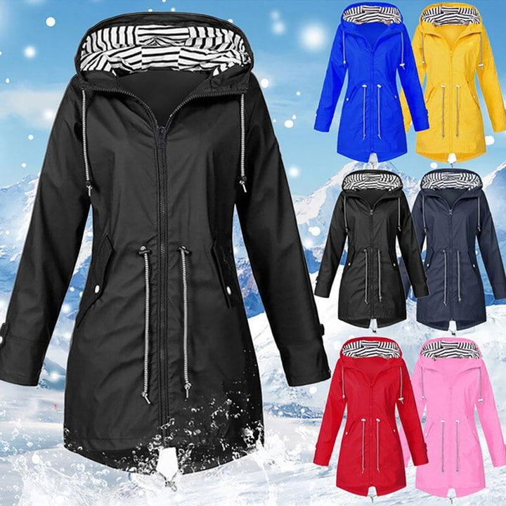 R&B | Wind- und wasserfeste lange Regenjacke