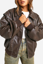 R&B | Warme Gepolsterte Bomberjacke