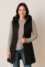 R&B | Steppweste mit Kapuze und Modernem Komfortdesign